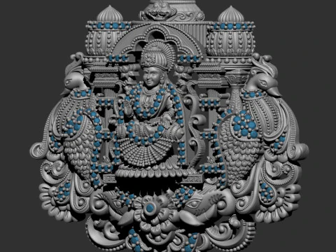 Laxmi ji tample 3D Model