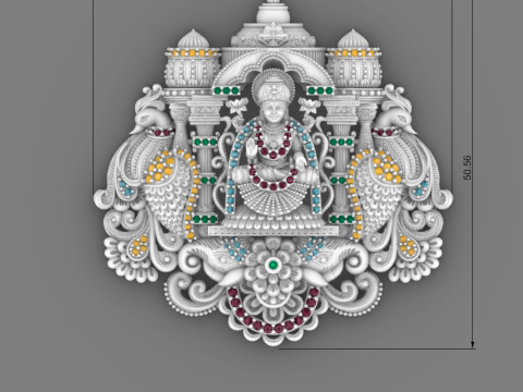 Laxmi ji tample 3D Модель