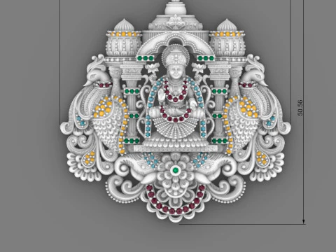 Laxmi ji tample 3D Model