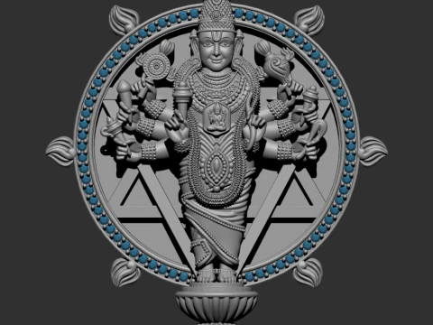 Lord vishnu 3D Model