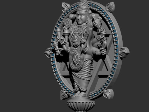 Lord vishnu Model 3D