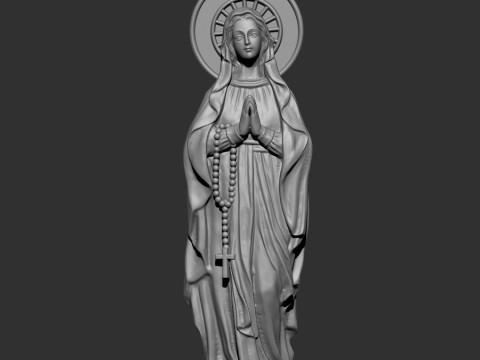 Lady of the Holy Rosary Modelo 3D