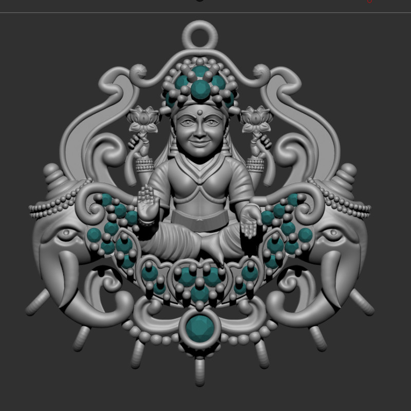 Laxmi ji Modelo 3D .c4d .max .obj .3ds .fbx .stl .blend