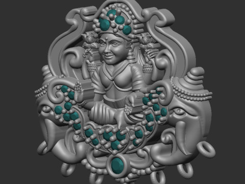 Laxmi ji Modelo 3D