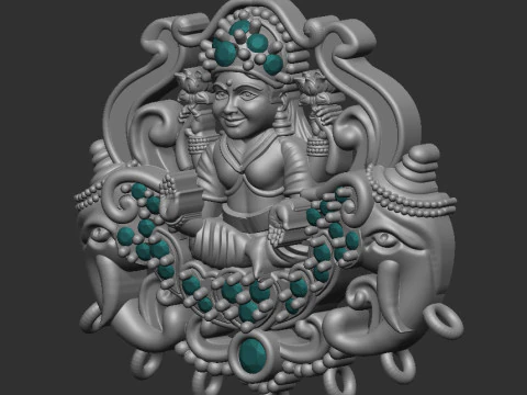Laxmi ji 3D Model