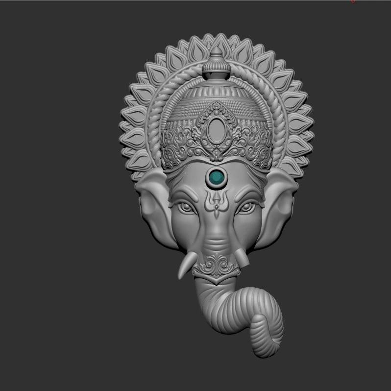 Ganesh Ji Modèle 3D .c4d .max .obj .3ds .fbx .stl .blend 