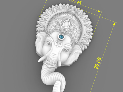 Ganesh ji 3D 모델