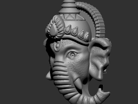 Ganesh ji face 3D Модель