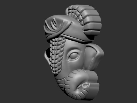 Ganesh ji face 3D 모델