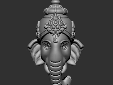 Ganesh ji face 3Dモデル