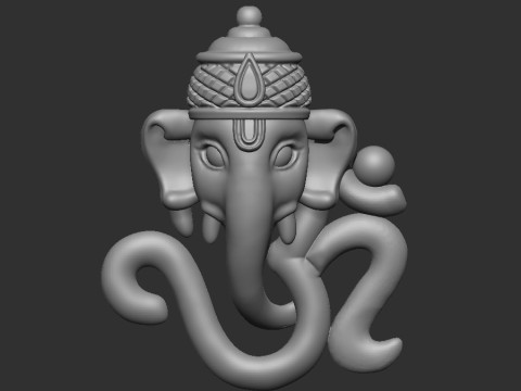 Ganesh ji face 3Dモデル