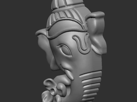 Cara de Ganesha ji Modelo 3D
