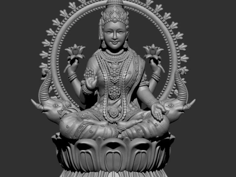 Laxmi ji Model 3D