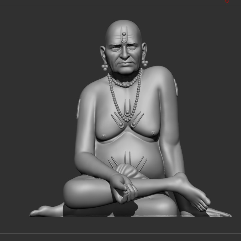 Swami samarth Model 3D .c4d .max .obj .3ds .fbx .stl .blend