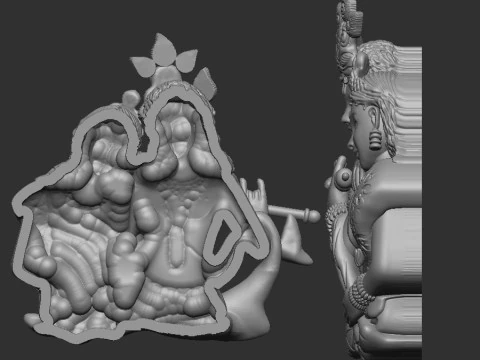 Radha krishna 3D Model