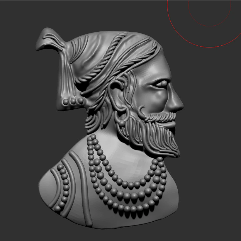 Shiva ji 3D Model .c4d .max .obj .3ds .fbx .stl .blend