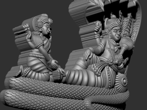 Lord vishnu 3D Modell