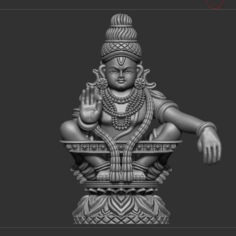 Ayyappan 3D Model .c4d .max .obj .3ds .fbx .stl .blend 