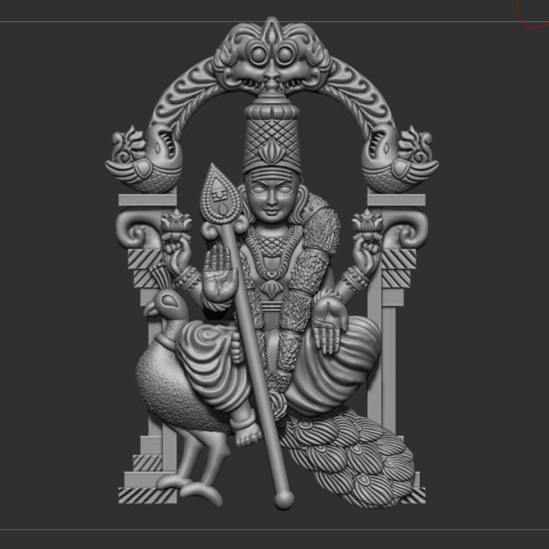 Murugan Model 3D .c4d .max .obj .3ds .fbx .stl .blend