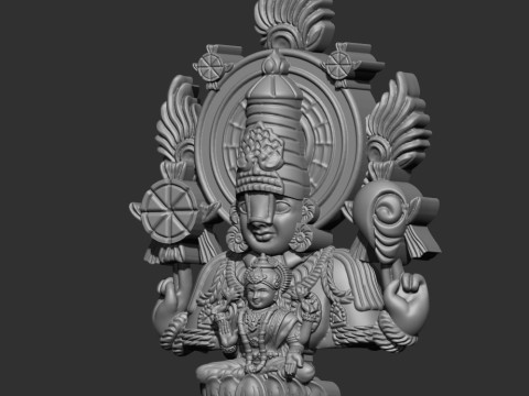 Perumal and lakhmi 3D Модель