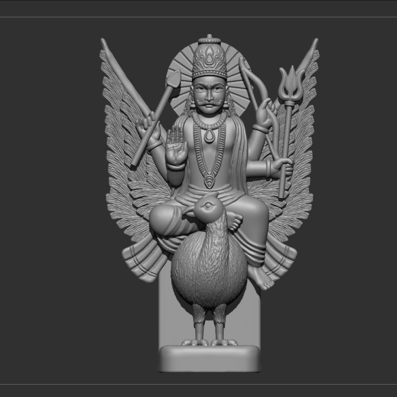 Sani bahavan 3D मॉडल .c4d .max .obj .3ds .fbx .stl .blend