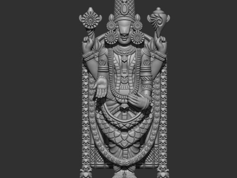Tirupati balaji 3Dモデル