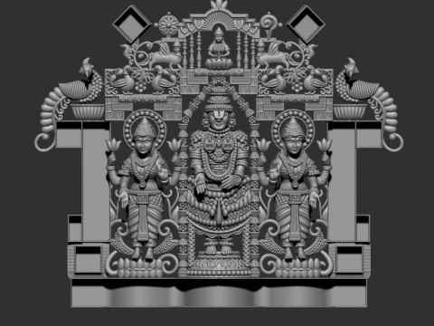 Balaji tample 3Dモデル