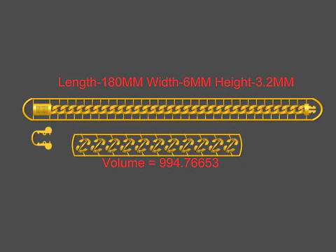 Cuban braclet 3D Model