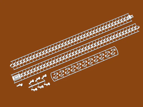 Cuban bracelet 3D Model
