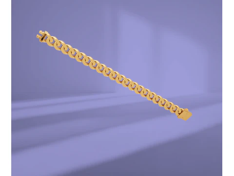 Cuban bracelet 3D Model
