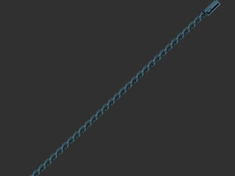 Cuban bracelet 3D Model