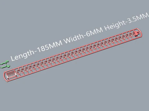 Cuban bracelet 3D Model
