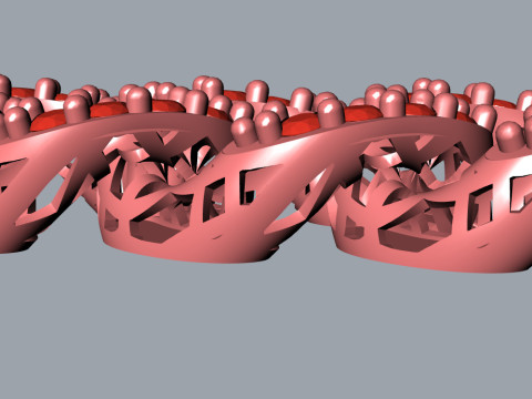 Кубинський браслет 3D Модель
