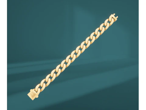 Cuban bracelet 3D Model