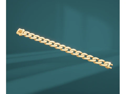 Cuban bracelet 3D Model