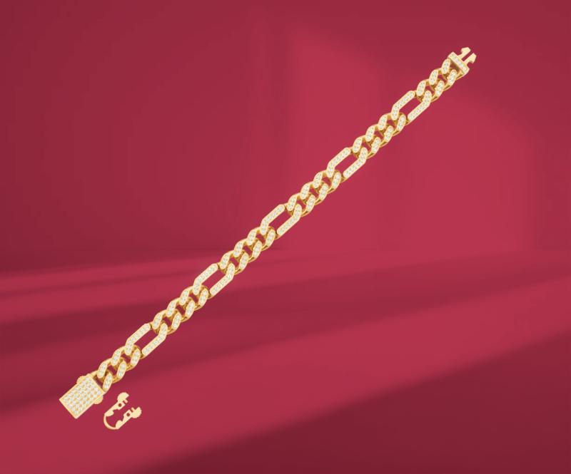 Кубинський браслет 3D Модель .c4d .max .obj .3ds .fbx .stl .blend