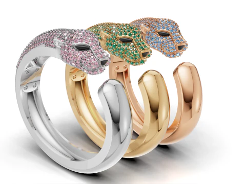 Pulseira Pantera Modelo 3D