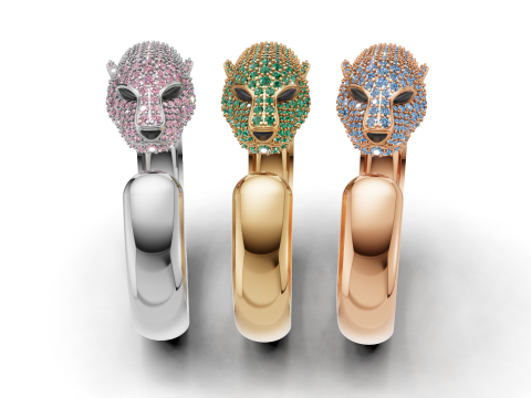 黑豹手链 3D 模型