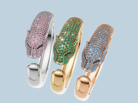 黑豹手链 3D 模型