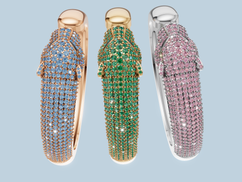 黑豹手链 3D 模型