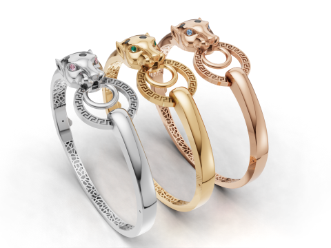 黑豹手链 3D 模型