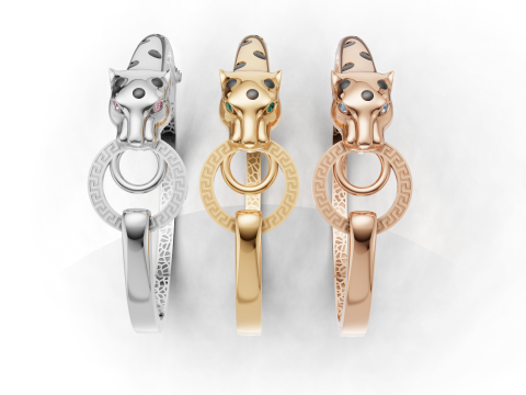 黑豹手链 3D 模型