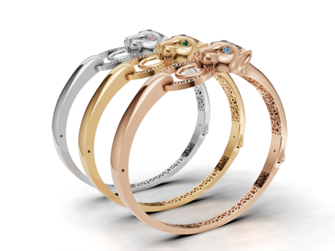 黑豹手链 3D 模型