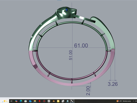 黑豹手链 3D 模型