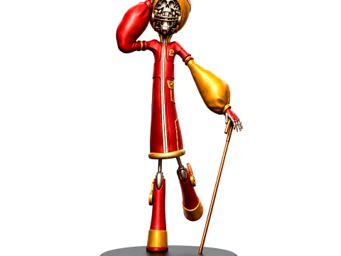 Brook Egghead Island One Piece 3D Printable STL Statue 3D Print Model