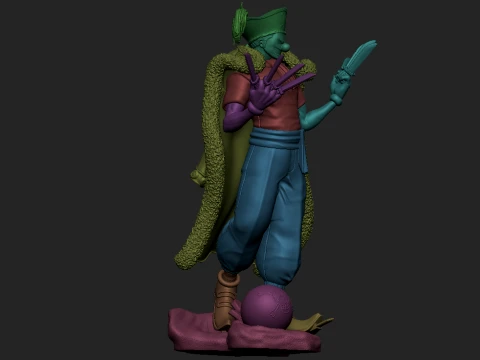 Buggy the Clown One Piece 3D Printable STL Statue 3D Print Model