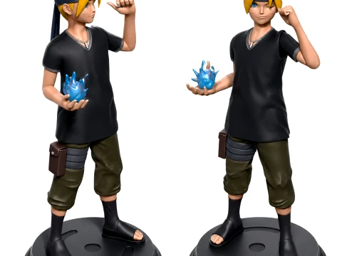 Boruto Uzumaki 3D Printable STL Model 3D Принт Модель