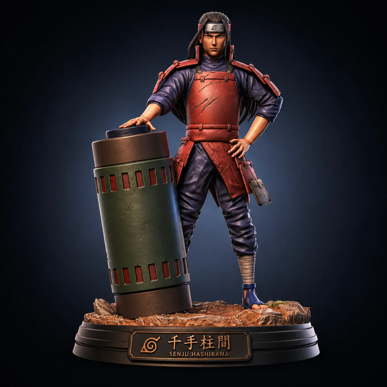 Hashirama Senju 3D Print STL Model Naruto First Hokage Anime Statue Ninja Warrior Figure 3D Print Model .c4d .max .obj .3ds .fbx .stl .blend 