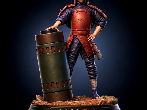 Hashirama Senju 3D Print STL Model Naruto First Hokage Anime Statue Ninja Warrior Figure 3D Print Model