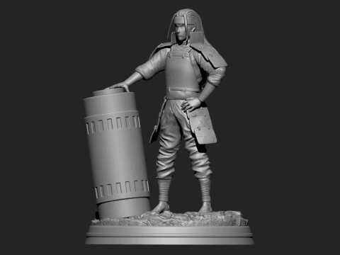 Hashirama Senju 3D Print STL Model Naruto First Hokage Anime Statue Ninja Warrior Figure 3D Print Model